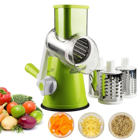 K82 Rotary Vegetable Slicer & Grater - Multi-Functional Kitchen Gadget - Ecorix