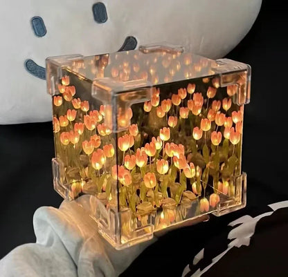 DIY Tulip Cube Small Night Lamp - Ecorix